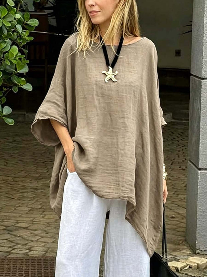 Bethany - Oversize tunika med flagermusærmer
