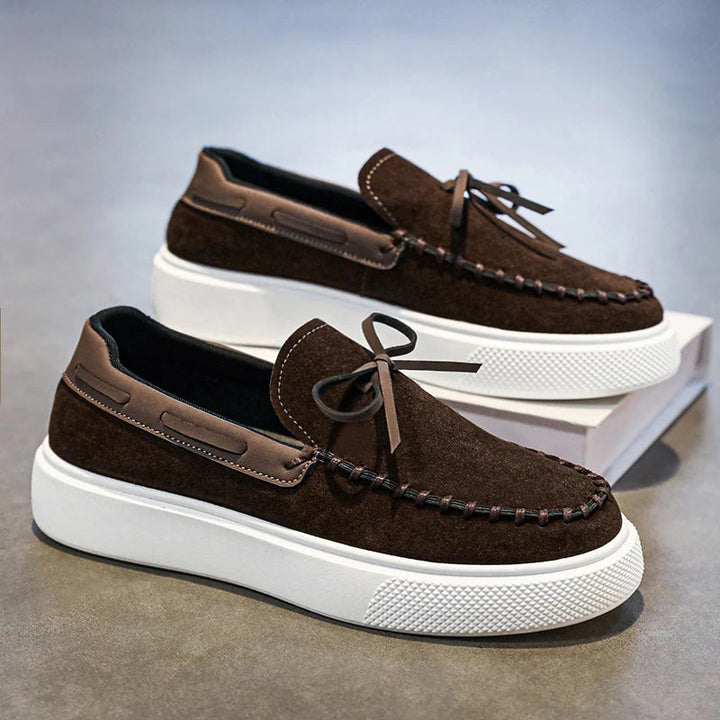 Reed - Slip-on plateau-loafers med kvaster