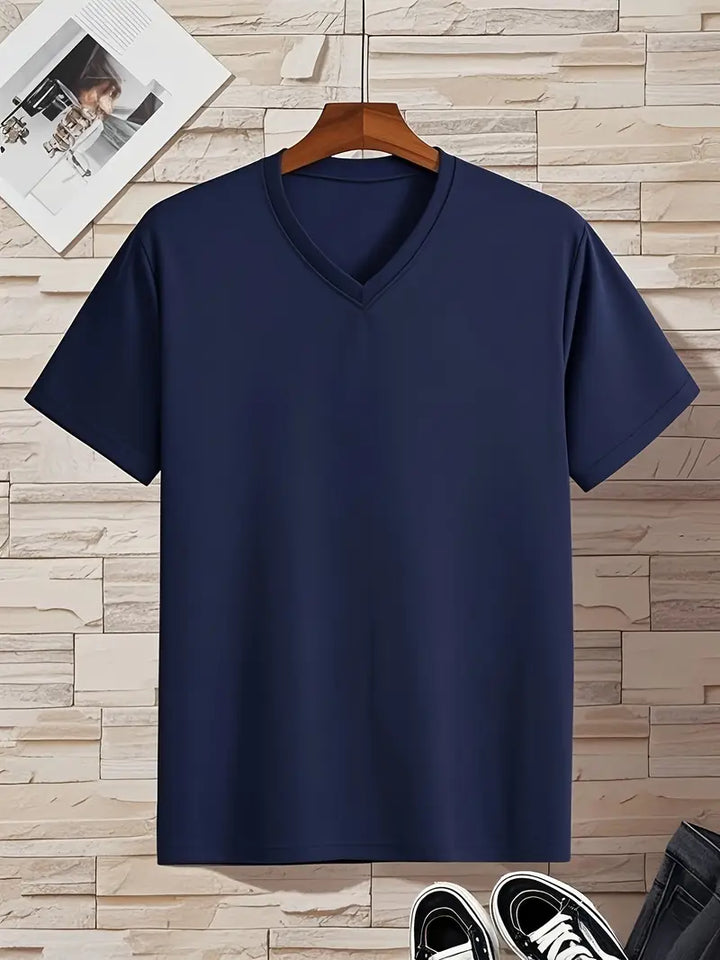 Trevor - V-hals T-shirt i blød kvalitet