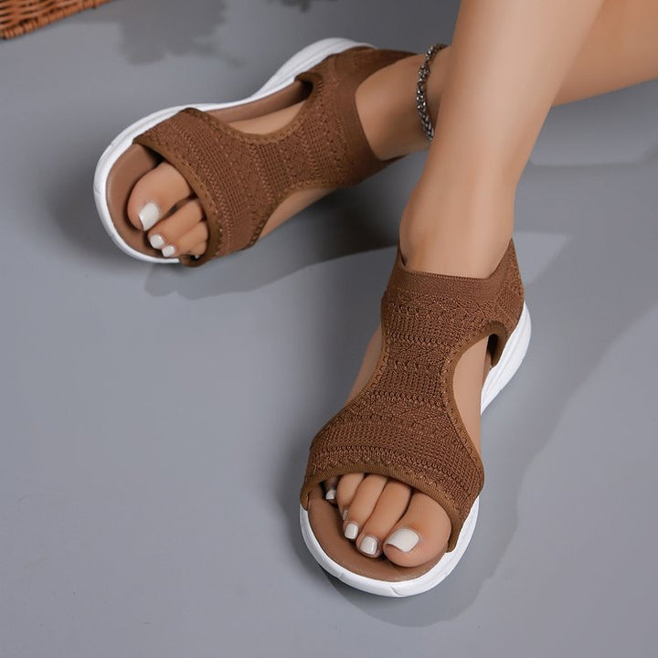Rory - Polstrede sandaler med åben tå
