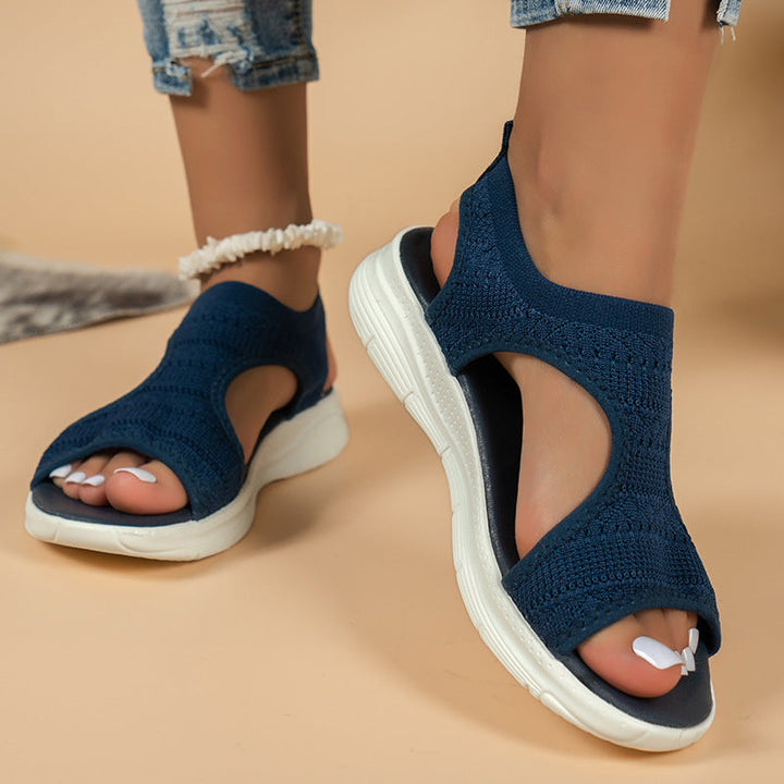 Rory - Polstrede sandaler med åben tå