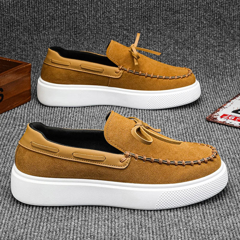 Reed - Slip-on plateau-loafers med kvaster