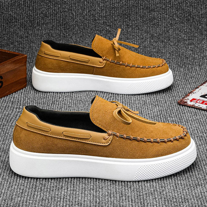 Reed - Slip-on plateau-loafers med kvaster