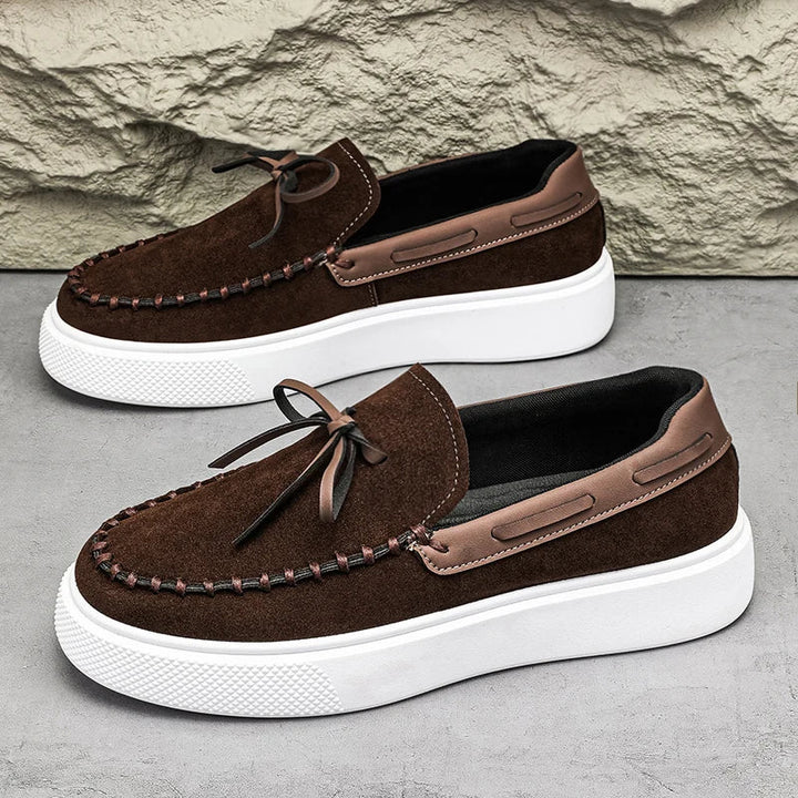 Reed - Slip-on plateau-loafers med kvaster