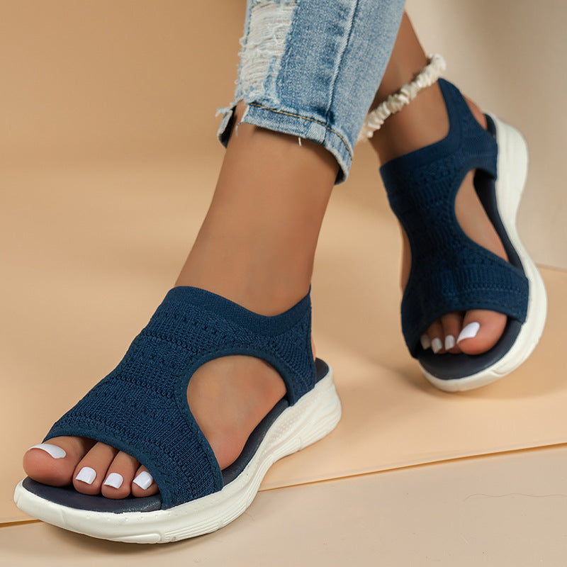 Rory - Polstrede sandaler med åben tå