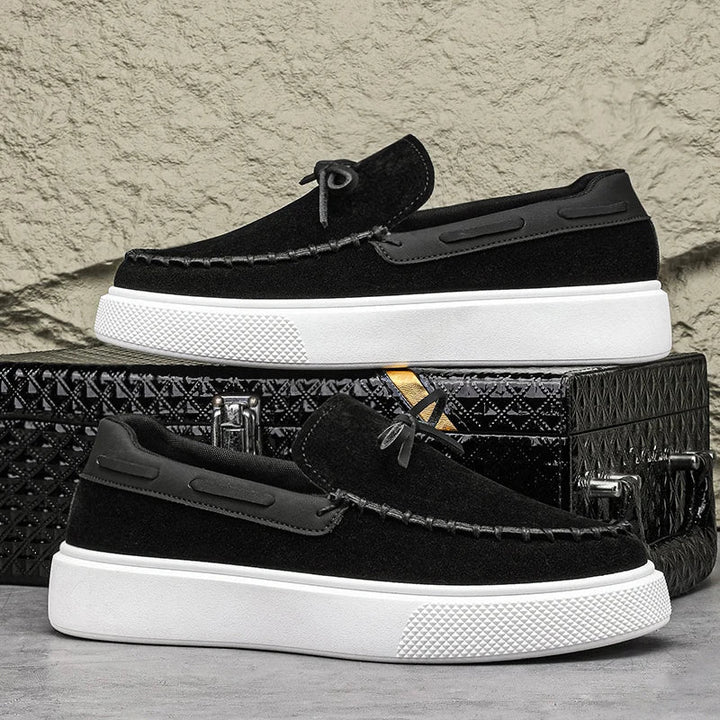 Reed - Slip-on plateau-loafers med kvaster