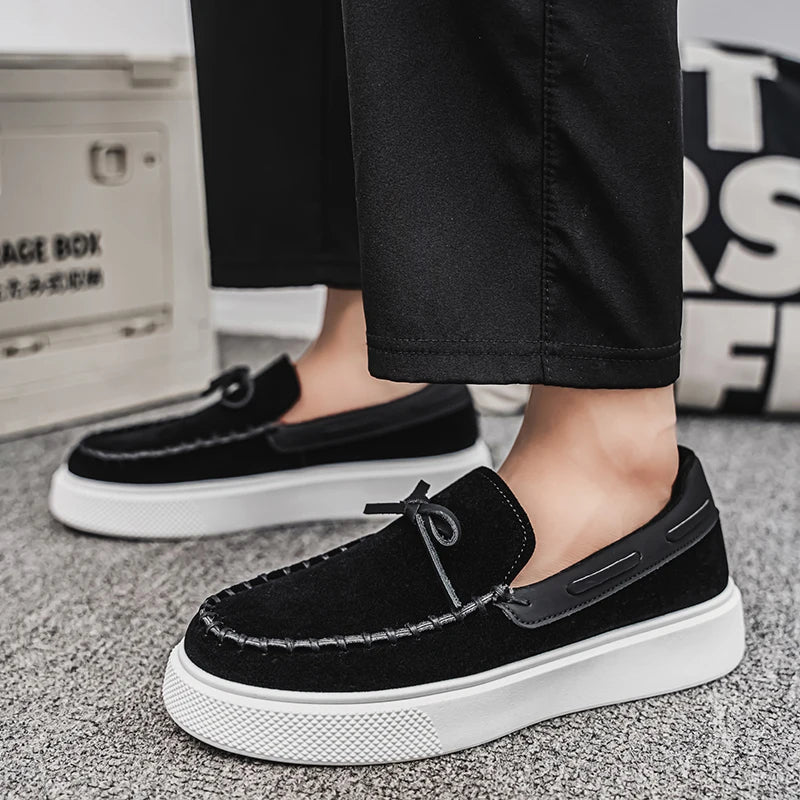 Reed - Slip-on plateau-loafers med kvaster