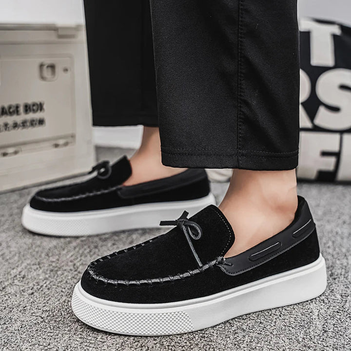 Reed - Slip-on plateau-loafers med kvaster