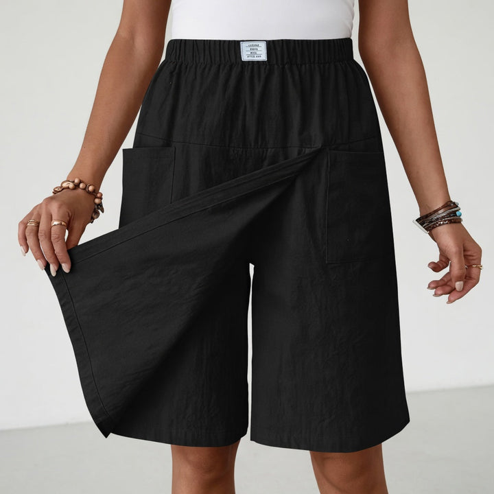 Fiorisse - Premium skort i stretch med omslag foran