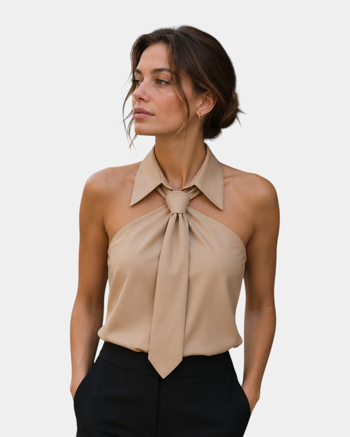 Piper - Elegant halterneckbluse