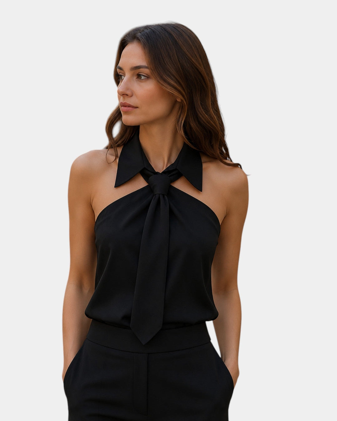 Piper - Elegant halterneckbluse