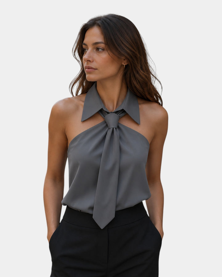 Piper - Elegant halterneckbluse
