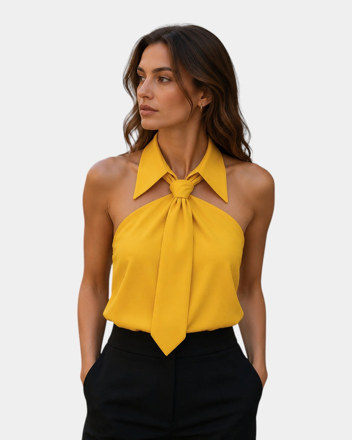 Piper - Elegant halterneckbluse