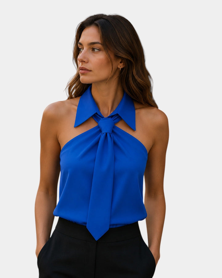 Piper - Elegant halterneckbluse