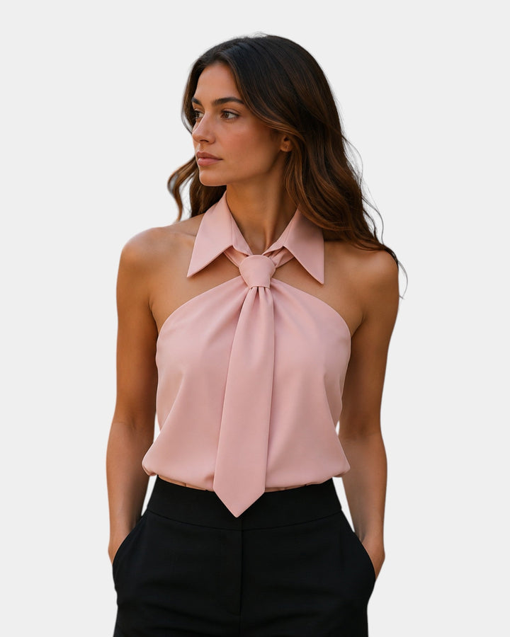 Piper - Elegant halterneckbluse