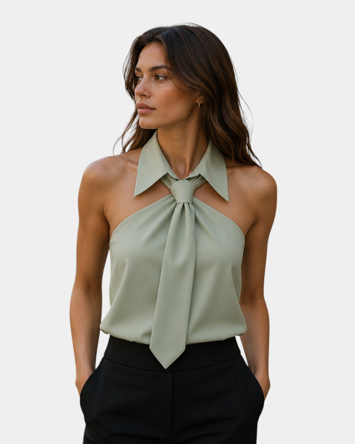 Piper - Elegant halterneckbluse