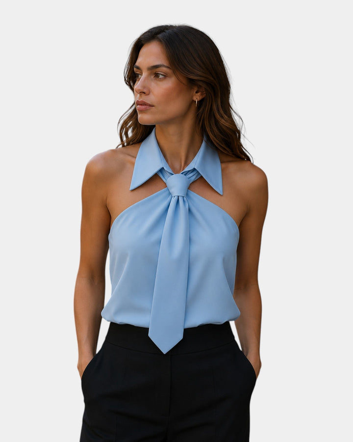 Piper - Elegant halterneckbluse