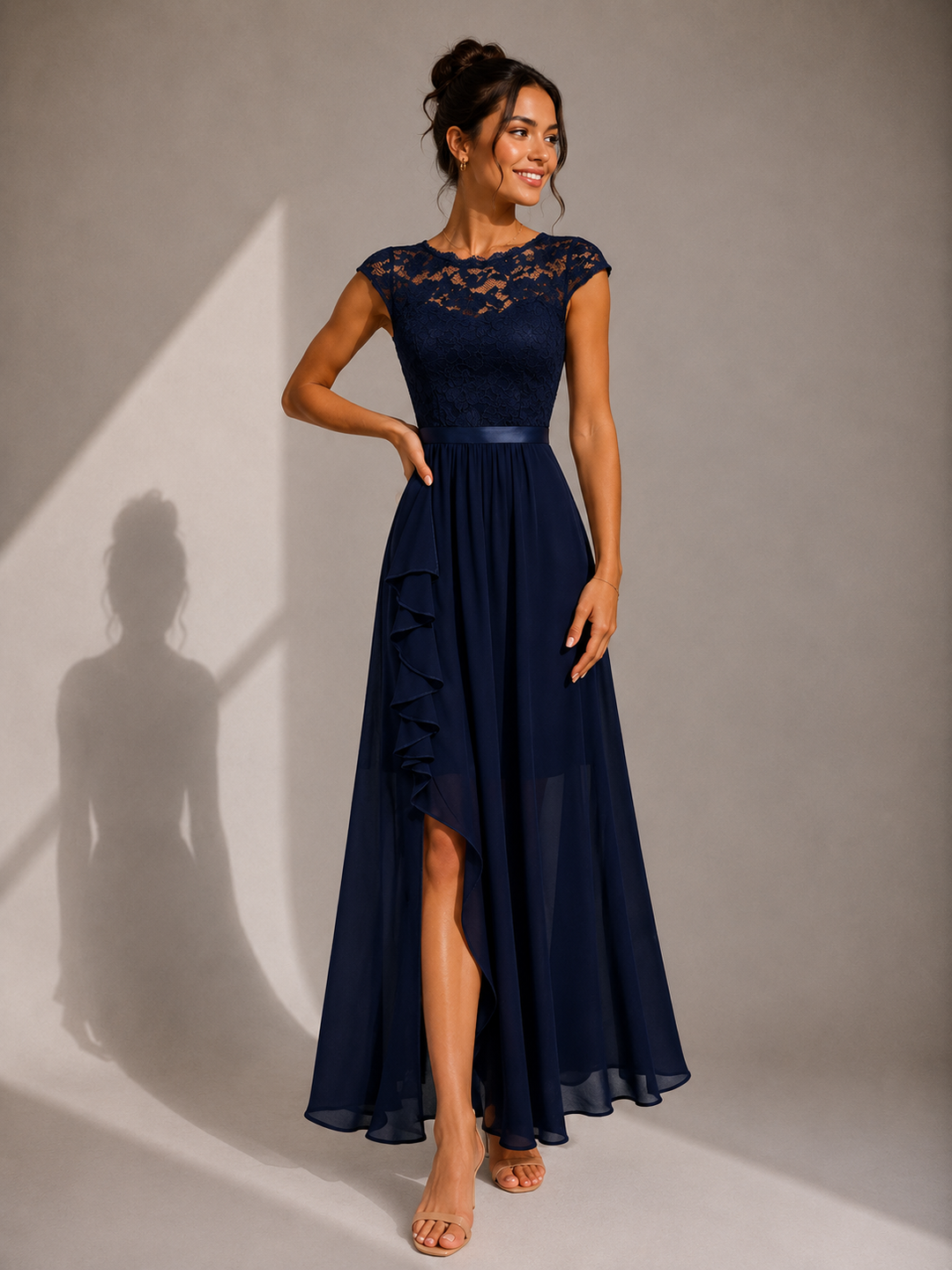 Capri - Elegant A-linje maxikjole