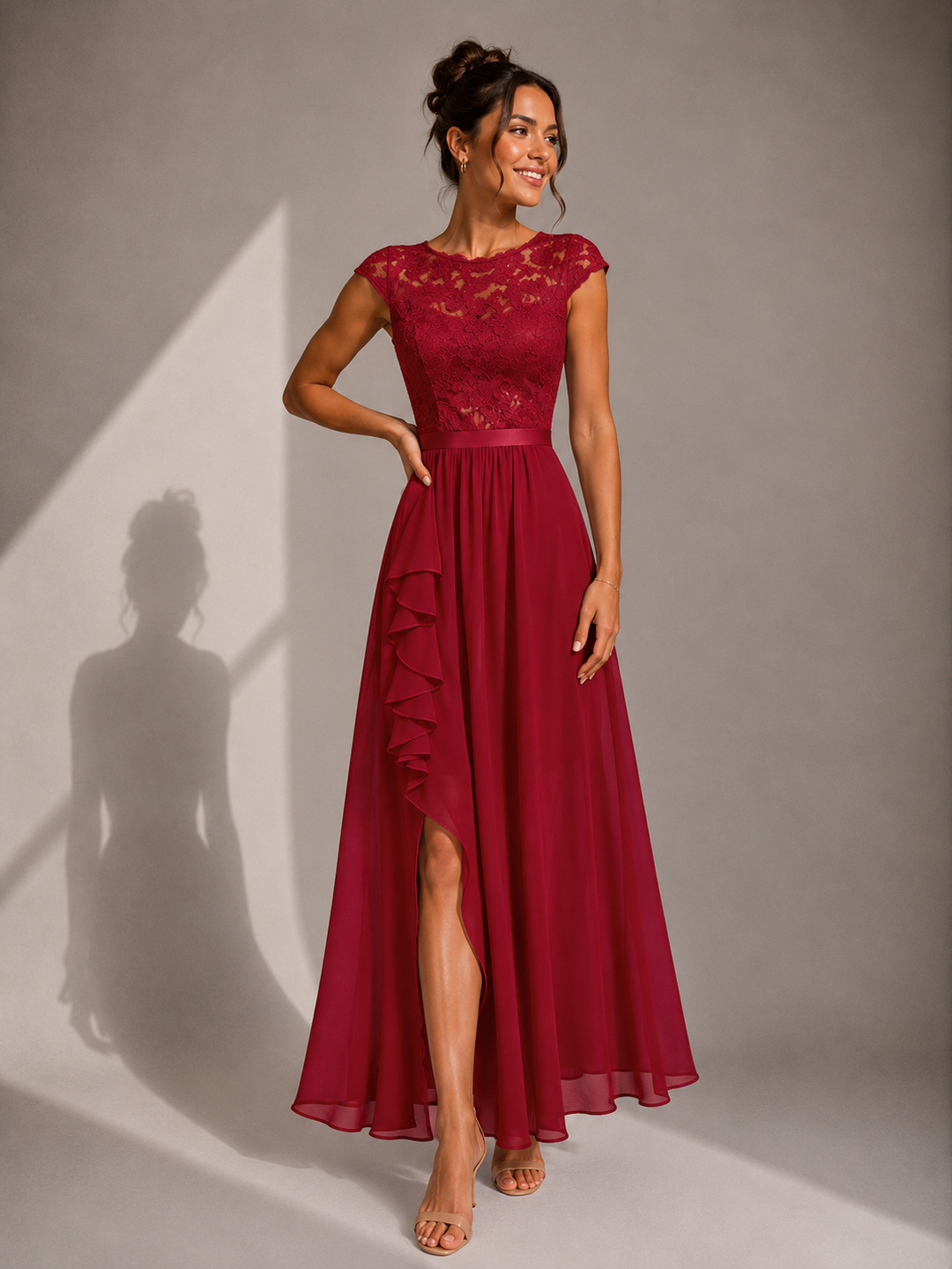 Capri - Elegant A-linje maxikjole