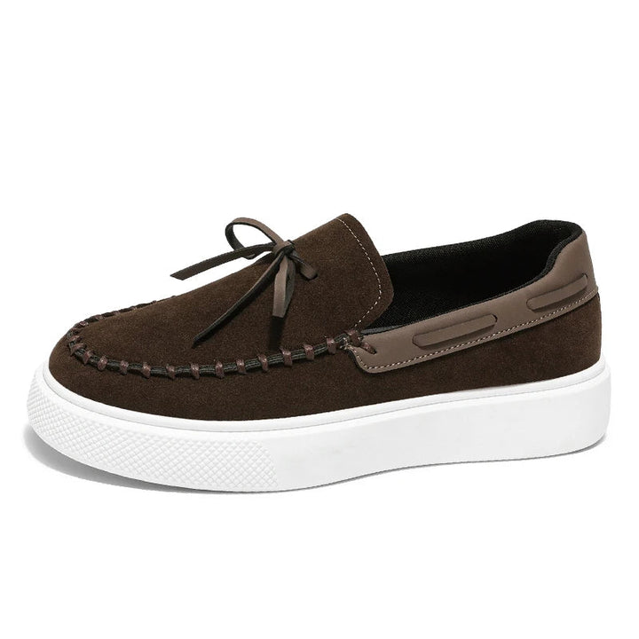 Reed - Slip-on plateau-loafers med kvaster