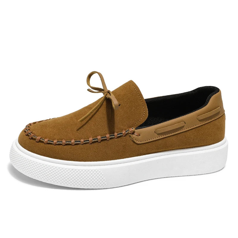 Reed - Slip-on plateau-loafers med kvaster