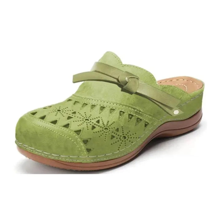 Mallory - Perforerede slip-on komforttræsko