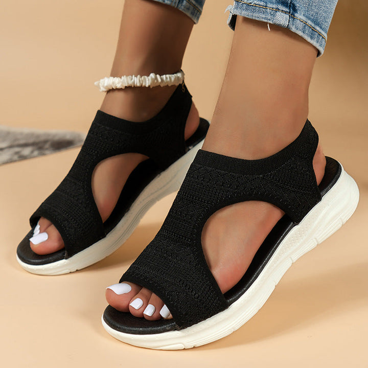 Rory - Polstrede sandaler med åben tå