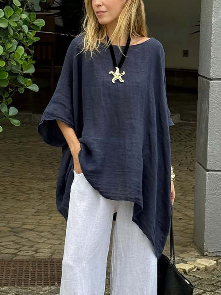Bethany - Oversize tunika med flagermusærmer