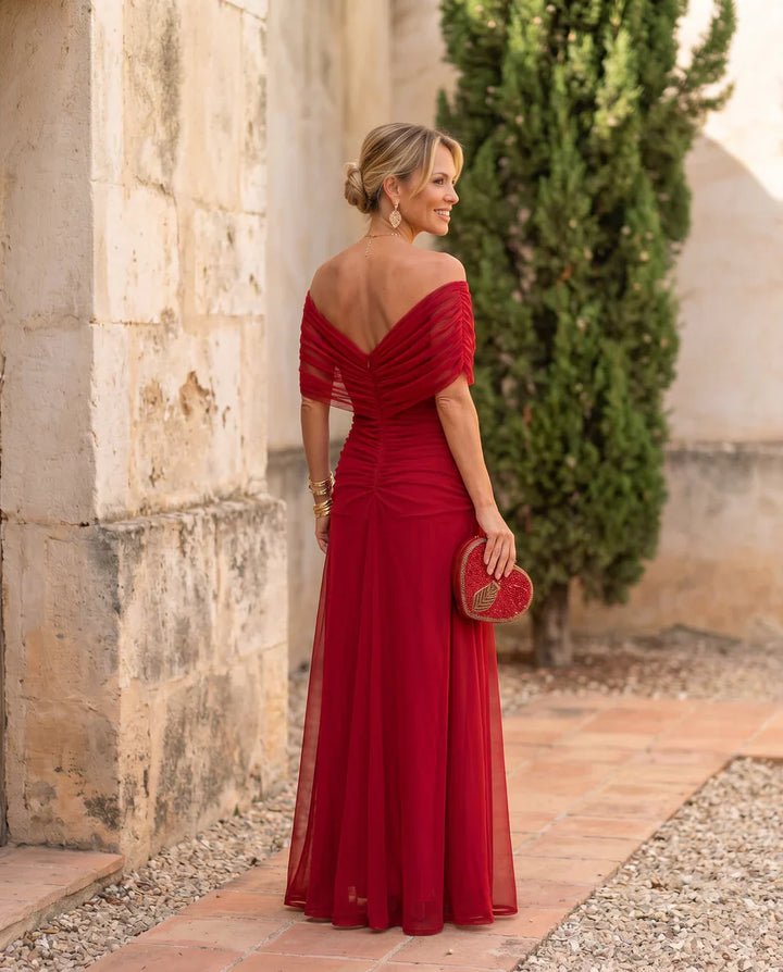 Samantha - Elegant draperet kjole