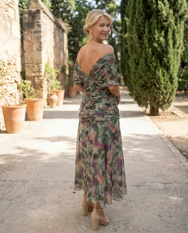 Samantha - Elegant draperet kjole