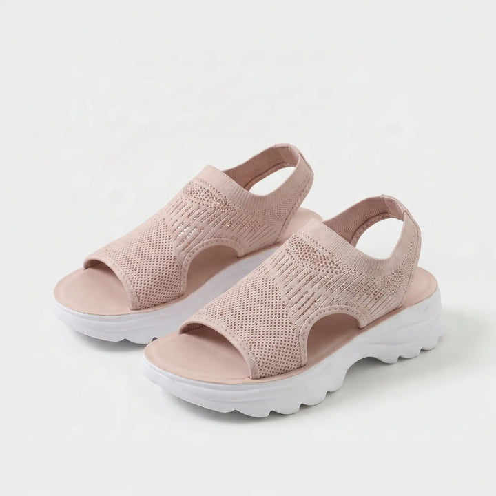 Joelle - Åndbare, polstrede sandaler