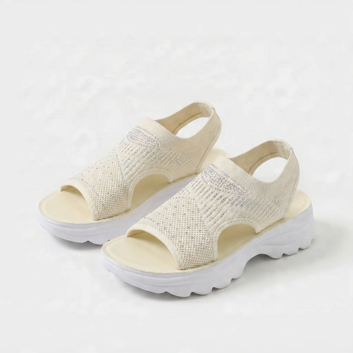 Joelle - Åndbare, polstrede sandaler
