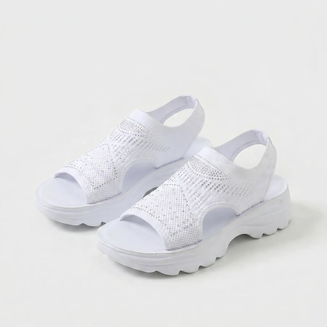 Joelle - Åndbare, polstrede sandaler