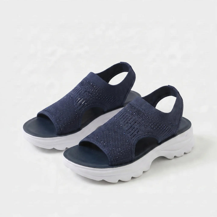 Joelle - Åndbare, polstrede sandaler