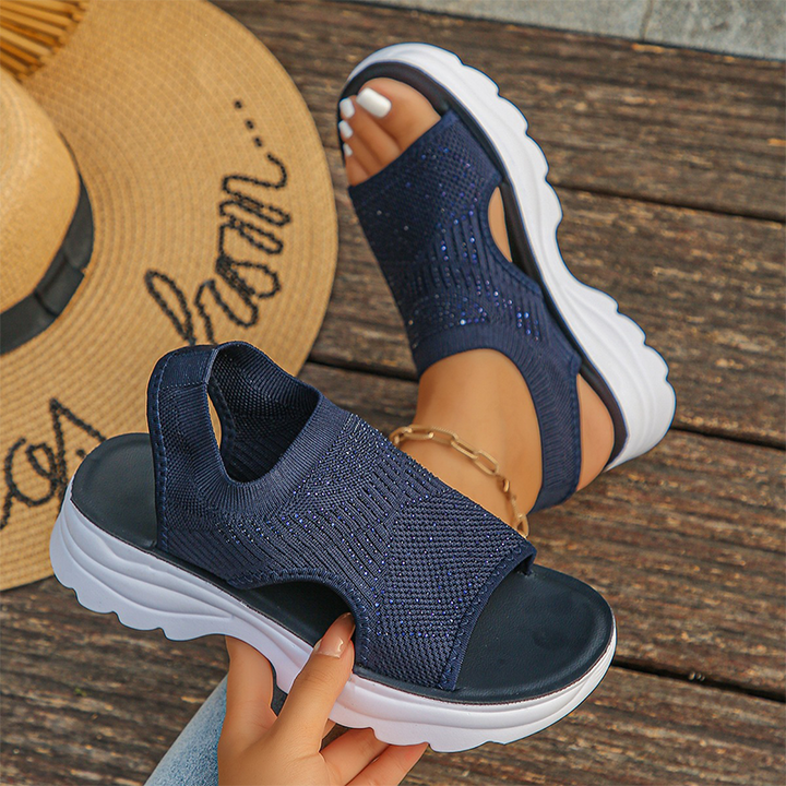 Joelle - Åndbare, polstrede sandaler
